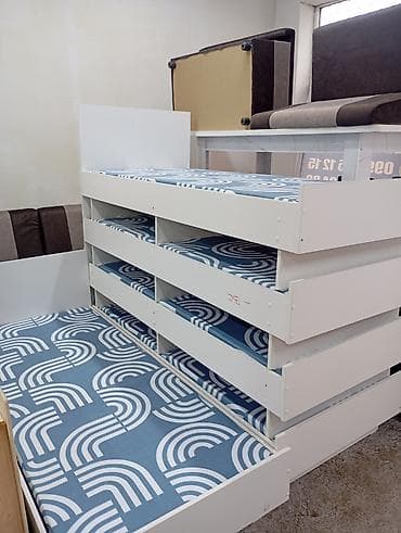 Односпальная кровать, Новый, С матрасом, длина - 1900 см