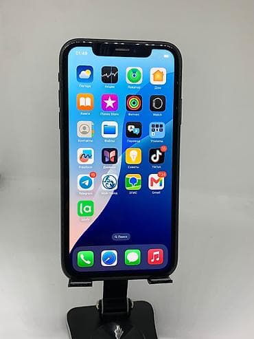 IPhone Xr, Б/у, 128 ГБ, Черный, Защитное стекло, Чехол, 75 % — 8