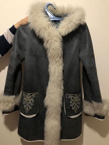 зимняя куртка бишкек: Шуба, Түлкү, Тизеден, Капюшону бар, L — 7