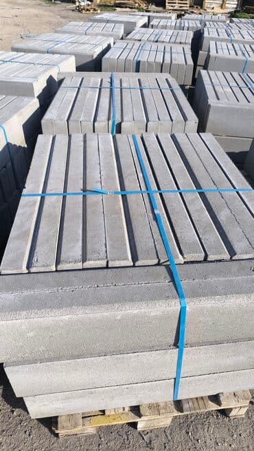 брусчатка бишкек дом брусчатки'' тротуарная плитка бордюры бишкек: Дорожный бордюр, Прессованный, Бетонный, Новый — 3