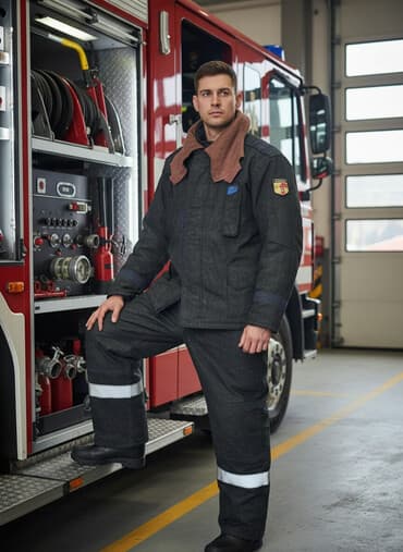 Комплект рабочей спецодежда сварщика спилка (куртка +