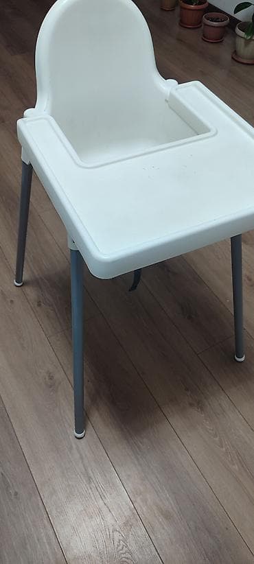 Дом и сад: Детский высокий стульчик для кормления с подносом - Модель: IKEA — 2