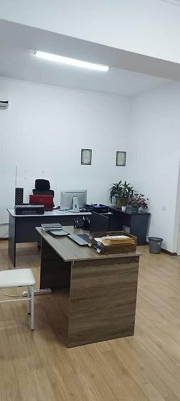 Комплект офисной мебели, Стул, ДСП, цвет - Коричневый