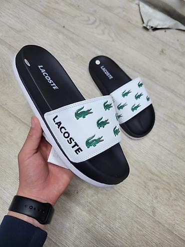 Мужские сандалии, 41, Lacoste, Новый, цвет - Черный, Платная доставка