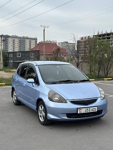 синяя geely: Honda Fit: 2002 г., 1.3 л, Автомат, Бензин, Хэтчбэк — 2