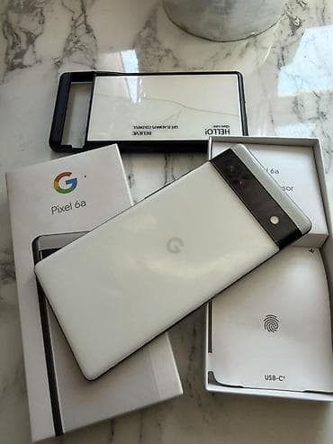 aiphon x: Google Pixel 6A, 128 ГБ, цвет - Белый, 1 SIM, eSIM — 2