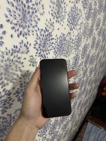 айпад 2018 про: IPhone 11, Б/у, 64 ГБ, Красный, Чехол, 73 % — 2