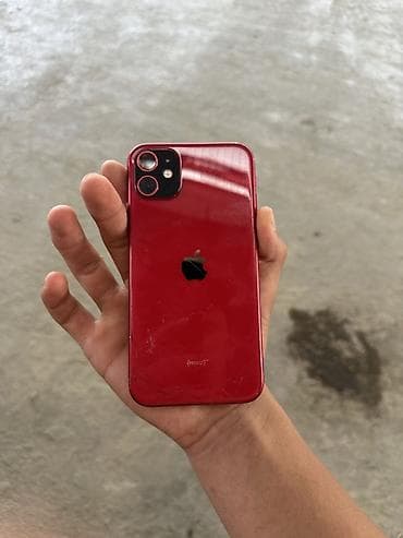 iphon 5: IPhone 11, Б/у, 64 ГБ, Красный, 100 % — 4
