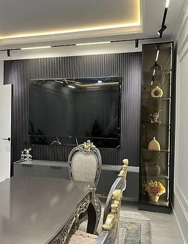 квартиру ош базар: 3 комнаты, 94 м², 106 серия, 2 этаж, Дизайнерский ремонт — 3