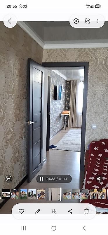 квартира 2 к: 2 комнаты, 50 м², 3 этаж, Евроремонт — 3