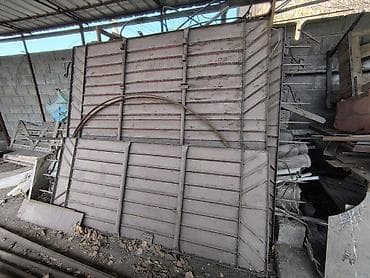 лист на ворота: Металлические ворота (распашные створки) - Материал: стальной лист с — 2