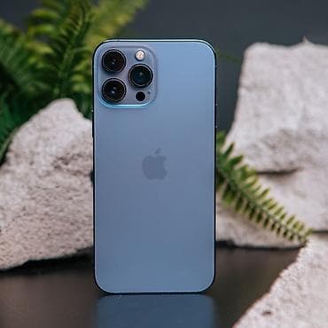 IPhone 13 Pro Max, Б/у, 256 ГБ, Sierra Blue, Чехол, 74 %