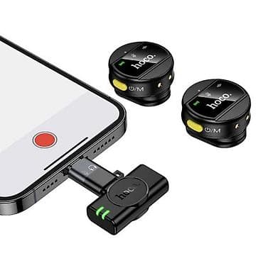 HOCO L22 Wireless Microphone с зарядным кейсом — компактная — 3