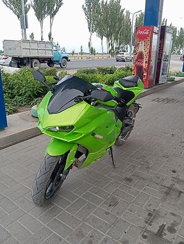 Спортбайк Kawasaki, 350 куб. см, Электро, Взрослый, Б/у — 3