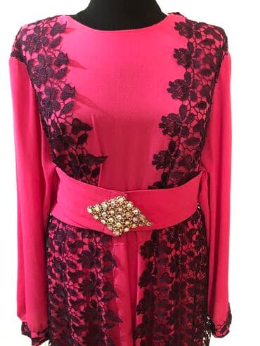 платье сафари для полных: Платье розовое размер 54 -56 — 1