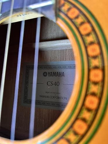 гитара ямаха с40: Классическая гитара Yamaha CS40 - Модель: Yamaha CS40 (ярлык внутри — 2