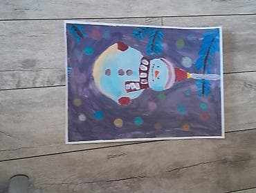 сборная картина: Набор авторских рисунков гуашью/акварелью на бумаге А4. В комплекте 4 — 6