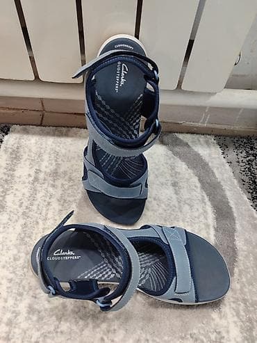 Женская обувь: Босоножки, 40, Clarks, Новый, цвет - Синий, Самовывоз — 2