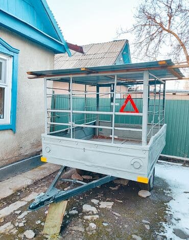 шипованная резина: Прицеп, УАЗ, Бортовой, 4 т, Б/у — 1