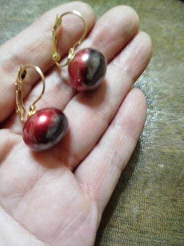 Серьги, Женские, Вставка: Жемчуг, Новый