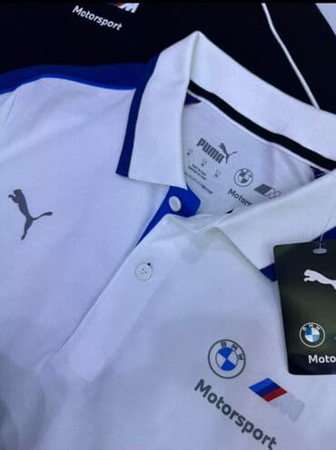 Рубашки: Мужская рубашка, M, Puma, Новый, цвет - Белый, Самовывоз — 3