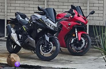 Мототехника: Спортбайк Kawasaki, 400 куб. см, Бензин, Чоңдор үчүн, Колдонулган — 7