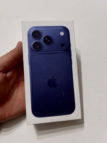 IPhone 17 Pro, Новый, 256 ГБ, Синий, Коробка, 100 %