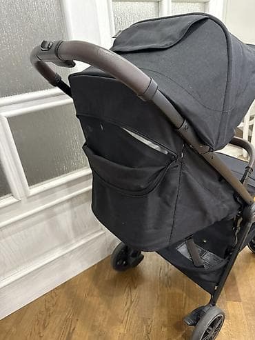 Детские электрокары: Коляска, Nuna, цвет - Черный, Б/у, Самовывоз — 4