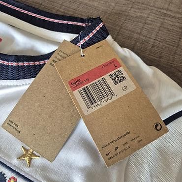 Мужская одежда: Мужская футболка, L, Nike, Новый, цвет - Белый, Самовывоз, Платная доставка — 3