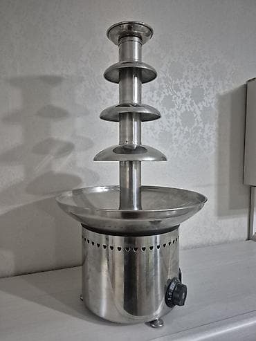полки для кафе: Шоколадный фонтан из нержавеющей стали Характеристики (по шильдику на — 1