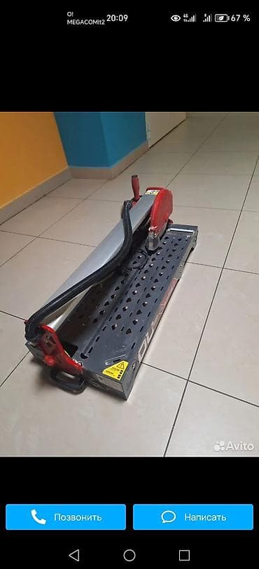 Генераторы: Электрический плиткорез Rubi DU-200 - Тип: стационарный плиткорез с — 6