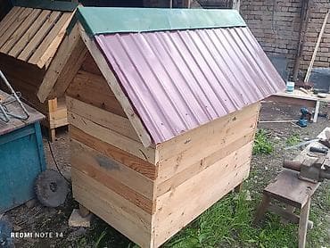 солнечный панель: Будка для собаки из натуральной хвойной древесины. Особенности: - — 2