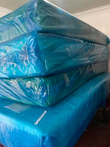 Шкафы: КОРЕЙСКИЕ МАТРАСЫ 🇰🇷 пружинный, односпальный/полуторный, белый. - — 8