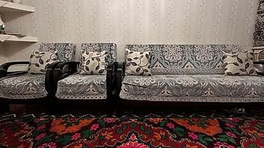 кресло из ротанга: Комплект мягкой мебели, цвет - Бежевый — 6