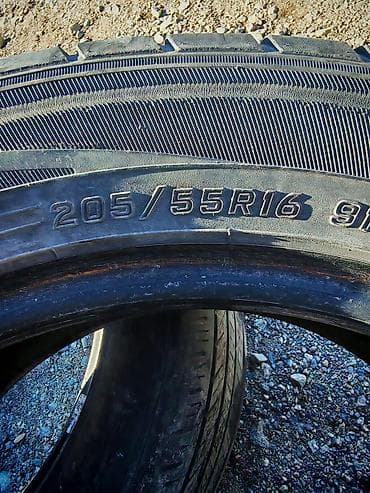 Шины 205/55 R16 - Размер: 205/55 R16 (радиальные). - Посадочный lalafo.kg да Шины 205/55 R16 - Размер: 205/55 R16 (радиальные). - Посадочный