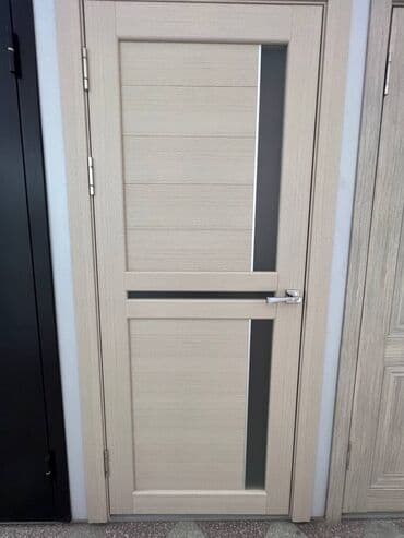 аш такта: Ички эшик айнек менен, МДФ, түсү - Ак, 200 * x 80 см, Жаңы — 21