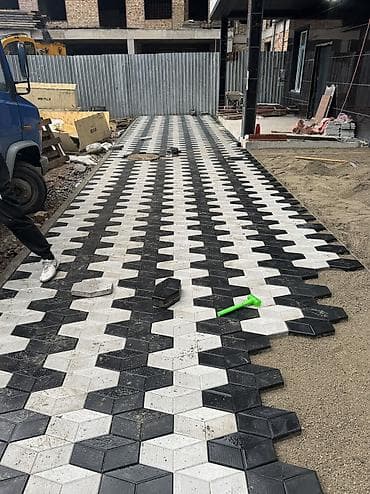 Евробрусчатка: Евробрусчатка, Орнамент, Мраморная, Литая, Новый — 1