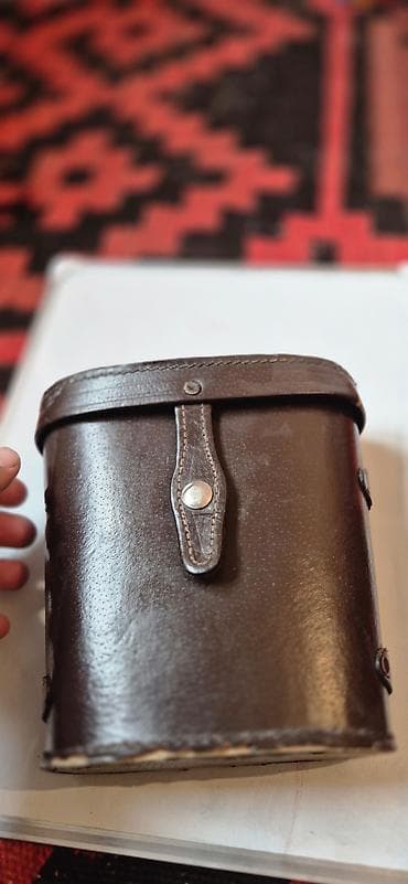 Бинокли: Бинокль с кожаным футляром - Классическая Porro‑схема, центральная — 1