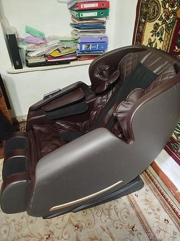 купить стол с эпоксидной смолой: Массажное кресло, цвет - Коричневый — 3
