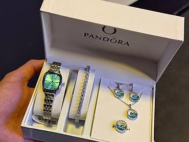 кольцо пандора: Подарочный набор Pandora Состав набора: - Женские часы с — 2