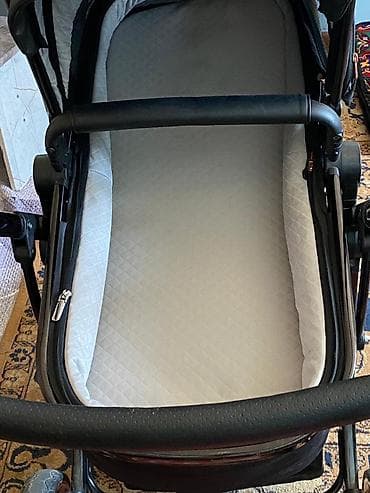 Коляски: Коляска, Другой бренд, цвет - Черный, Б/у — 2