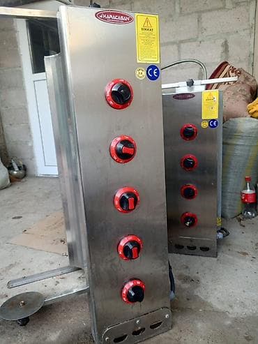 горелка для шаурмы: Профессиональная вертикальная гриль-печь для шаурмы/донера KARACASAN — 2