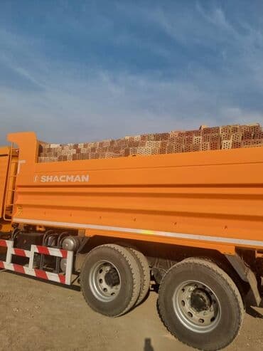 Ламинат: Услуги самосвала, Кара-Балта - Самосвал SHACMAN, оранжевый кузов — 2