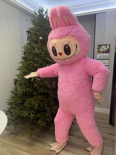 пекарь бишкек: Продам новый костюм Лабубу. В наличии 2 цвета - серый и розовый — 3