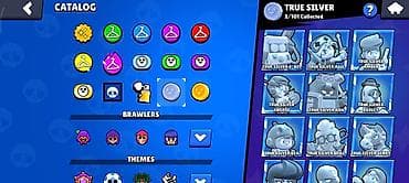 Видеоигры и приставки: Аккаунт Brawl Stars высокого уровня - Общий прогресс: Дорога трофеев — 10