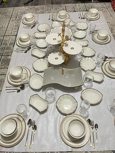 посуда на прокат: Сдаются в аренду сервисные посуды. В комплекте имеются Ложки, вилки — 1