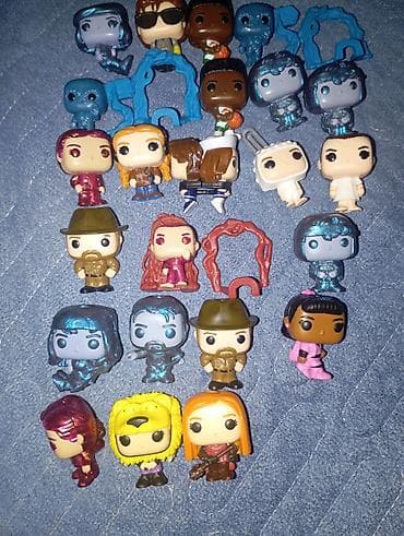 Набор мини-фигурок в стиле Funko/мини-винйл (примерно 4–5 см каждая)