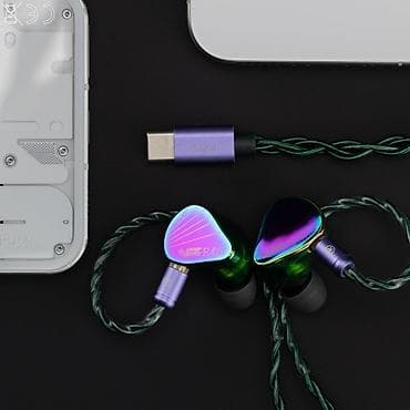 Проводные вакуумные наушники, Moondrop, Новый, цвет - Фиолетовый