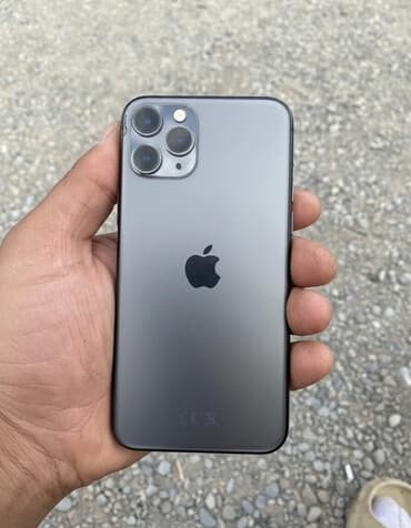 ноутбуки купить в бишкеке: IPhone 11 Pro, Space Gray, Чехол, 87 % — 1