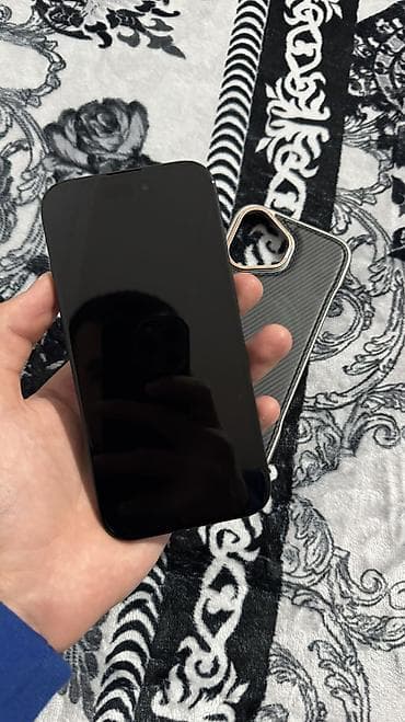 IPhone 16, Б/у, 128 ГБ, Черный, Защитное стекло, Чехол, 100 % — 4